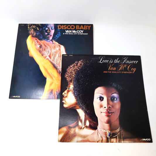 Van McCoy & The Soul City Symphony Disco Baby + Love is the Answer LP Record Lot