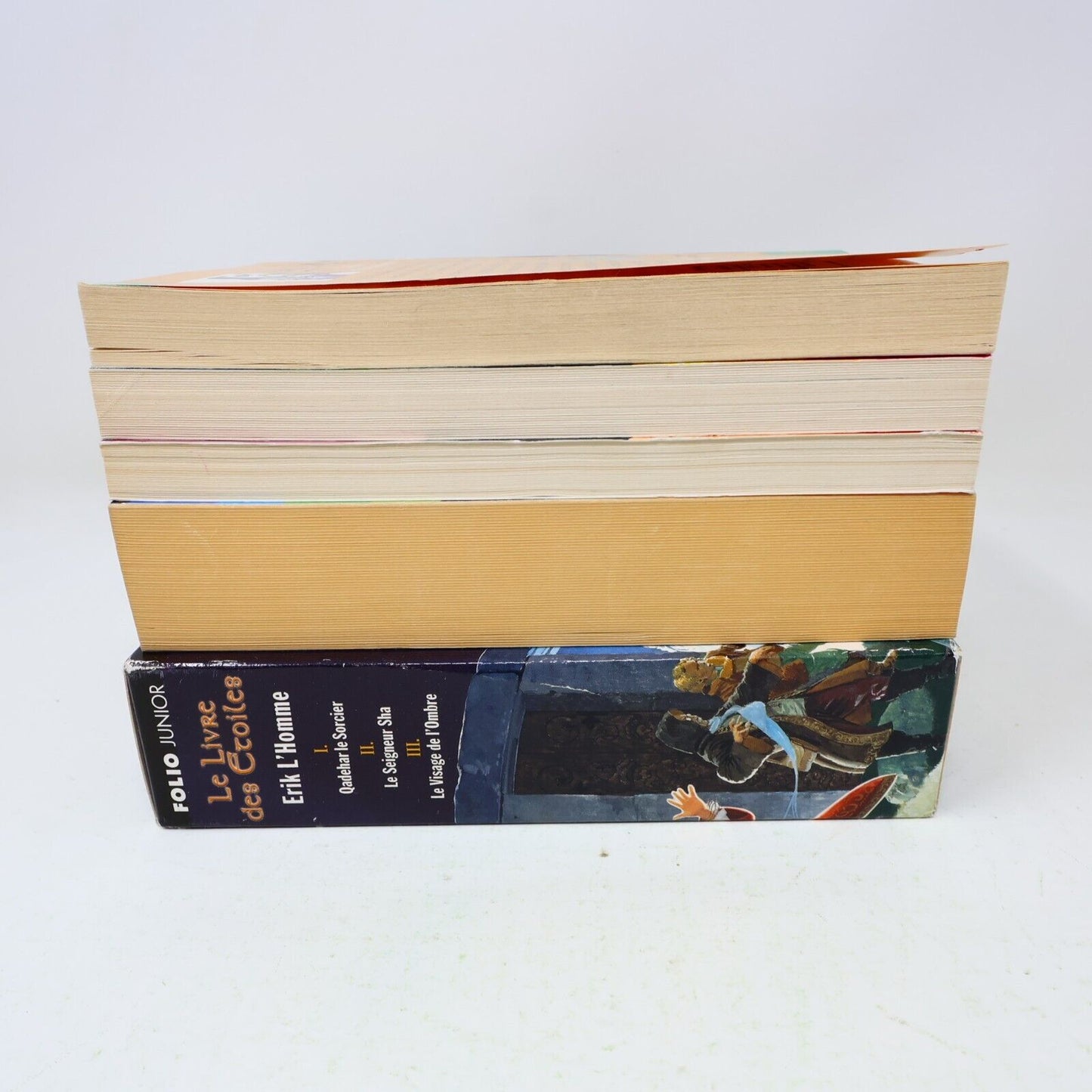 Lot 7 Livres Folio Junior Gallimard L'Ile Mystérieuse Livre des étoiles French