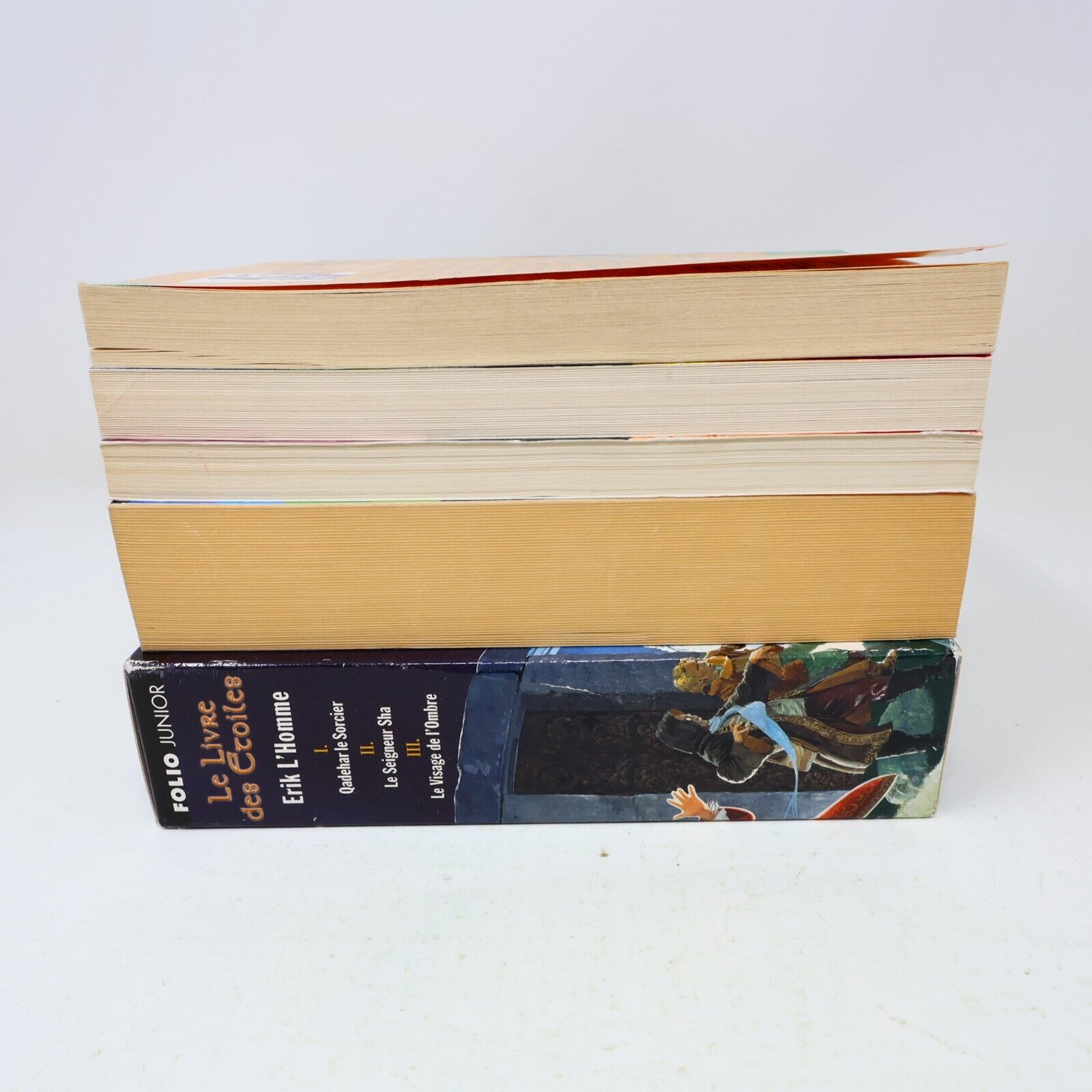 Lot 7 Livres Folio Junior Gallimard L'Ile Mystérieuse Livre des étoiles French