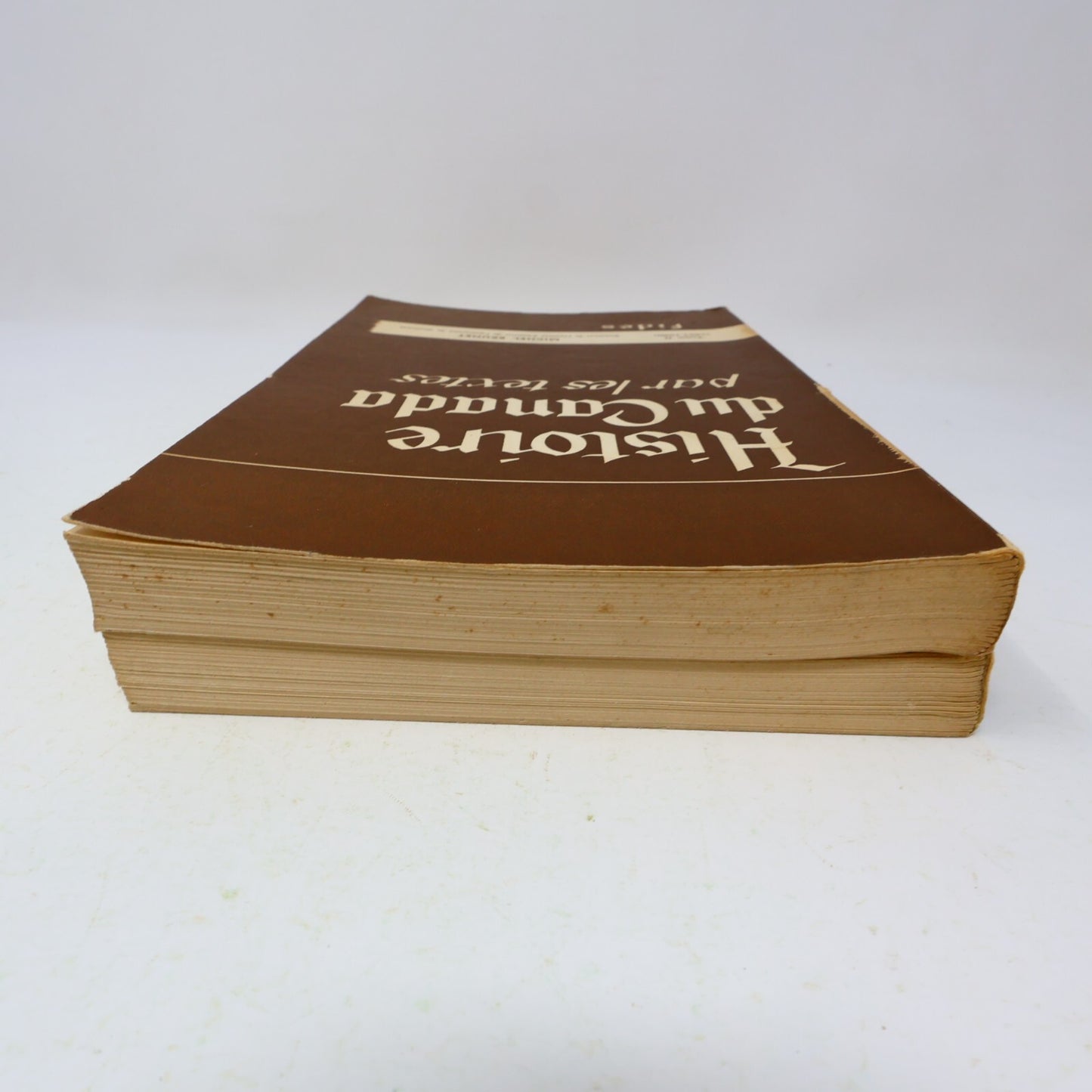 Histoire du Canada Par les Textes #1-2 Série Complète Lot 2 Livres Fides French