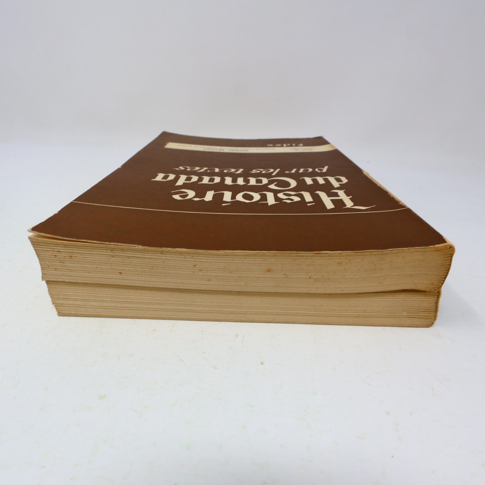 Histoire du Canada Par les Textes #1-2 Série Complète Lot 2 Livres Fides French