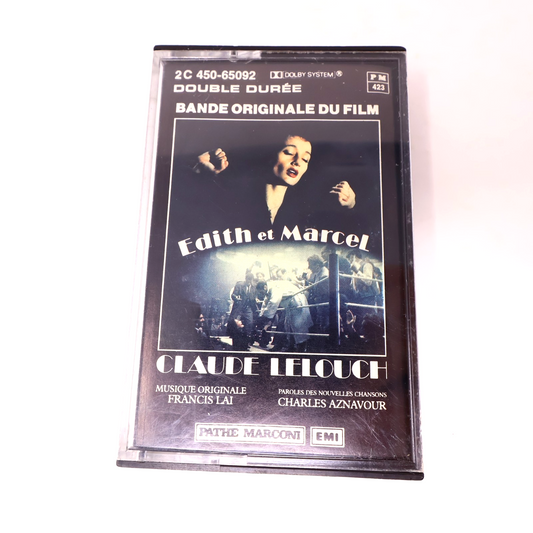 Edith Et Marcel Bande du Film Cassette Claude Lelouch/Francis Lai/Aznavour/Piaf
