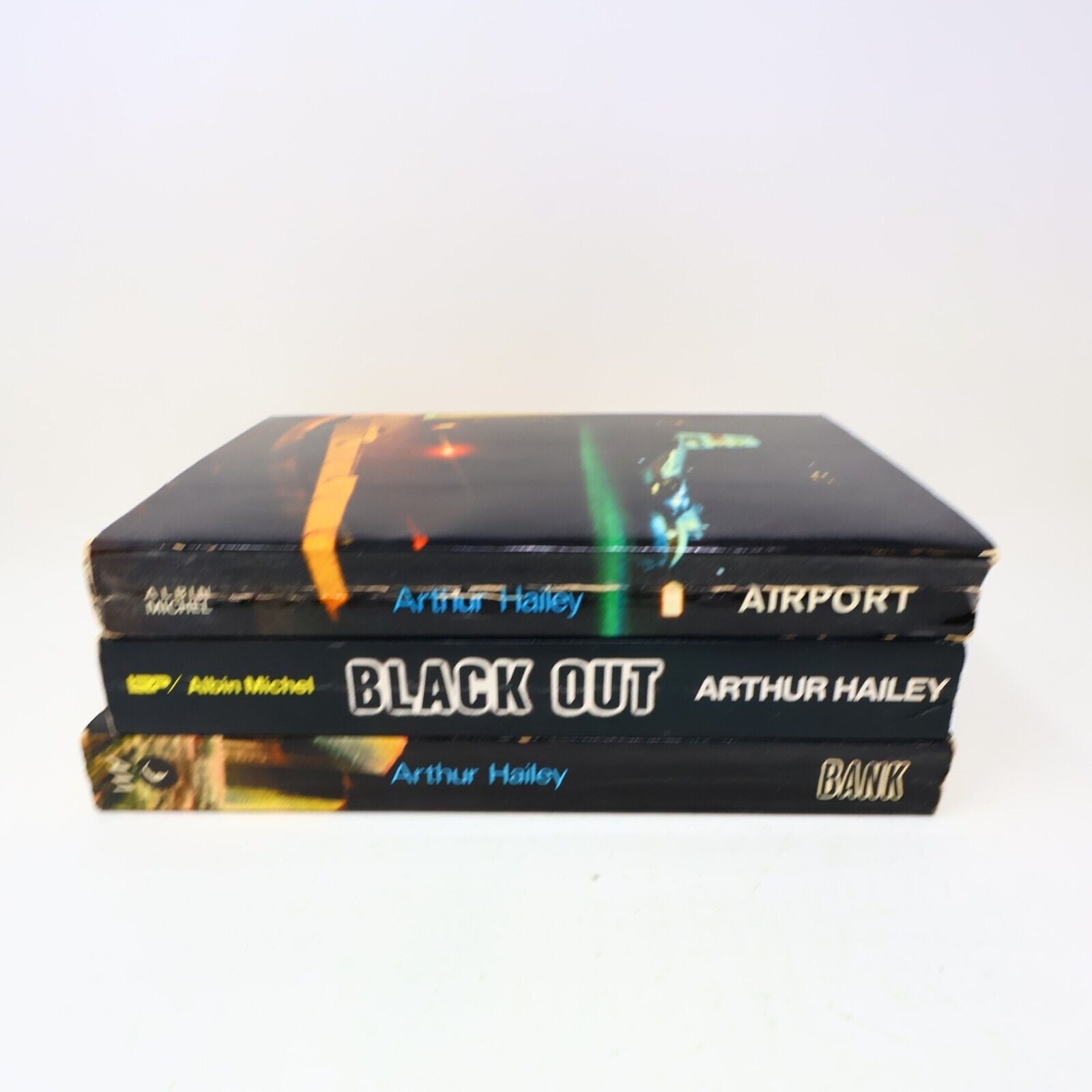 Lot 3 Arthur Hailey Livres Français French Airport Black Out Bank Albin Michel
