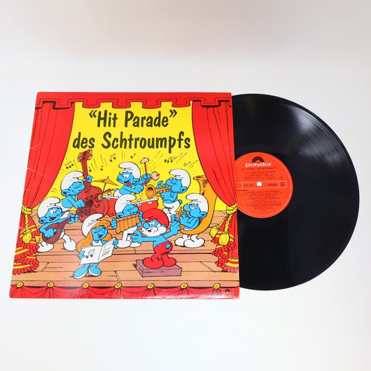 Hit Parade des Schtroumpfs Disque LP 1981 Enfant Français French Smurfs PTV-1021
