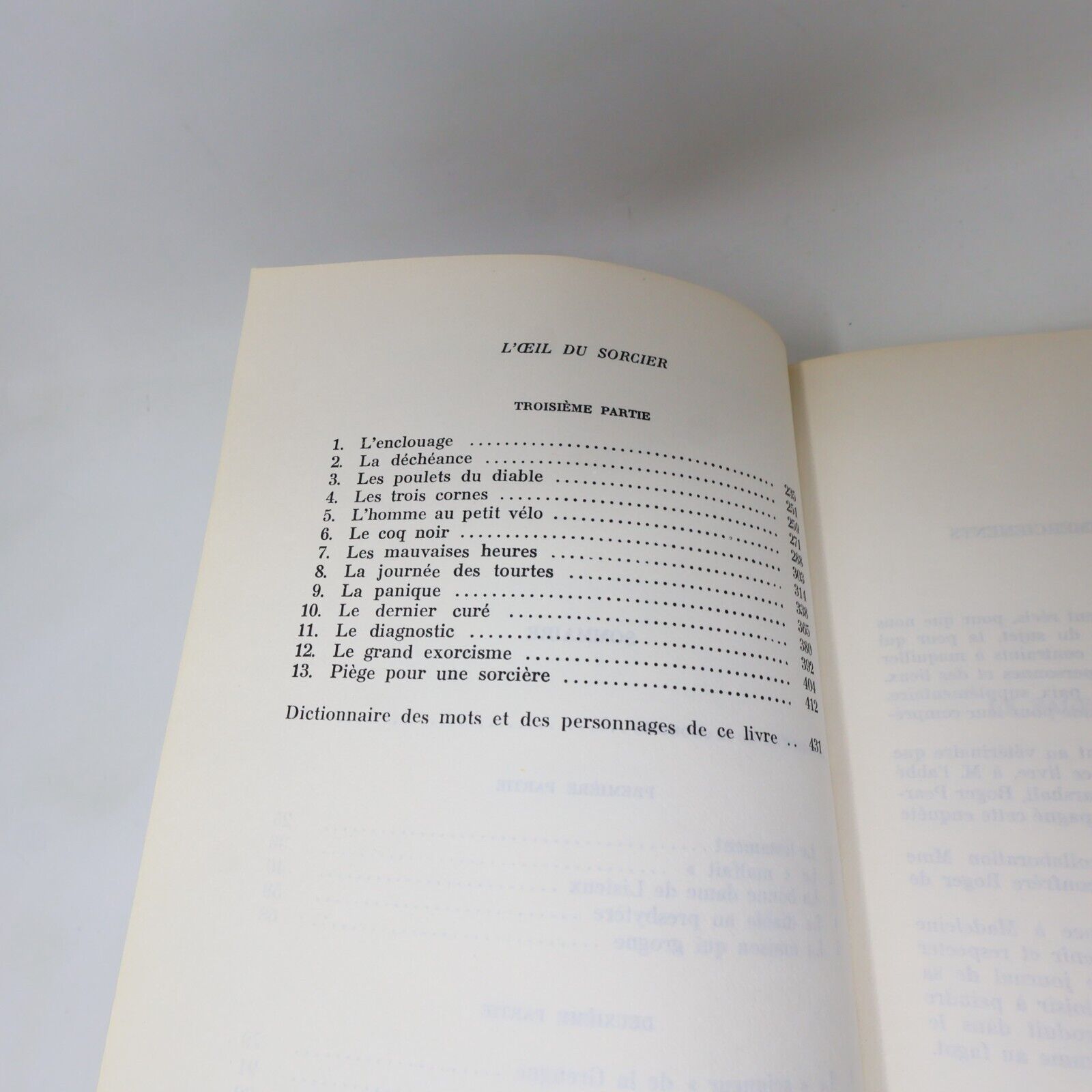 1973 L'Oeil du Sorcier Philippe Alfonsi Patrick Pesnot Ésotérisme Robert Laffont