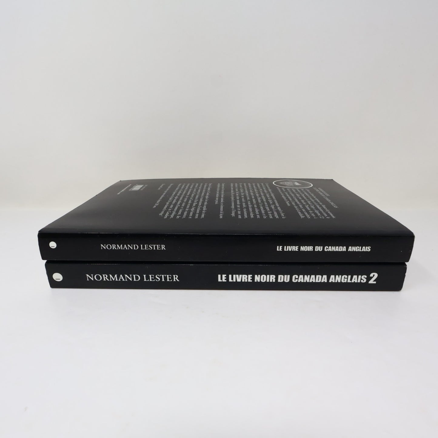 Le Livre Noir du Canada Anglais #1-2 Lot 2 Livres Normand Lester Politique PB