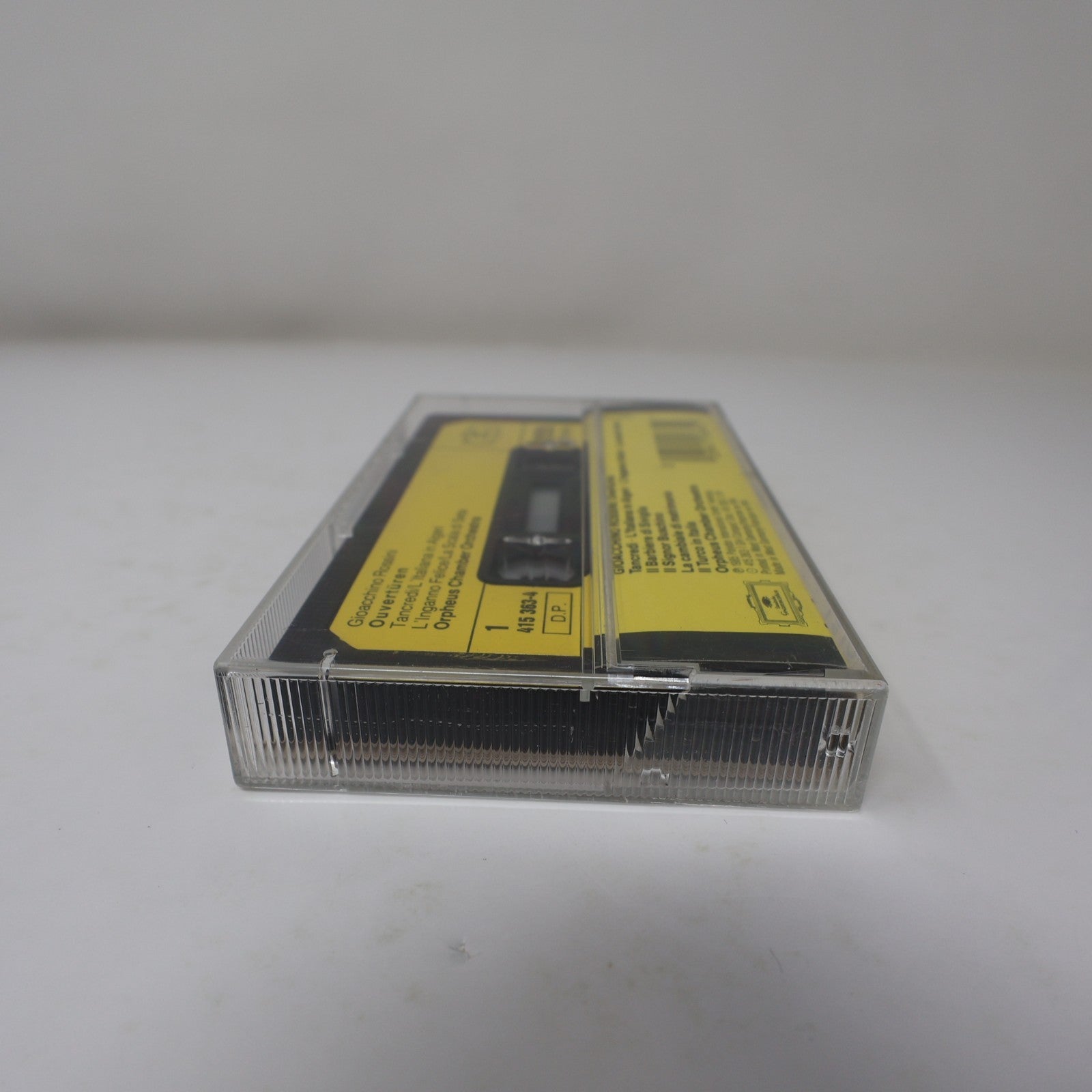 Rossini-Overtures Cassette Orpheus Chamber Orchestra 1985 DGG 415 363-4 Tancredi