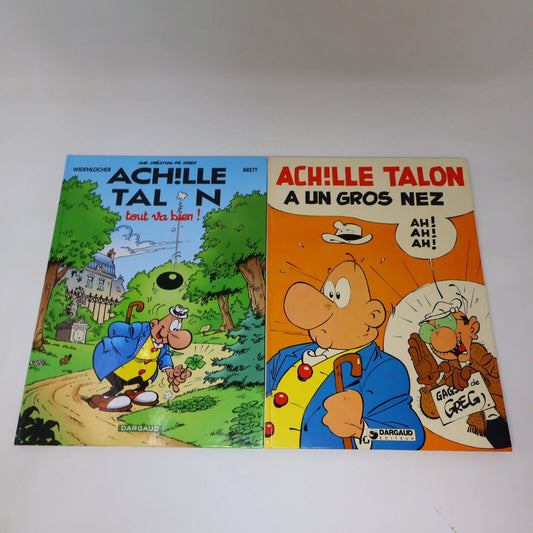 Achille Talon Lot 11 Bandes dessinées Greg Français French Dargaud Hardcover Bd