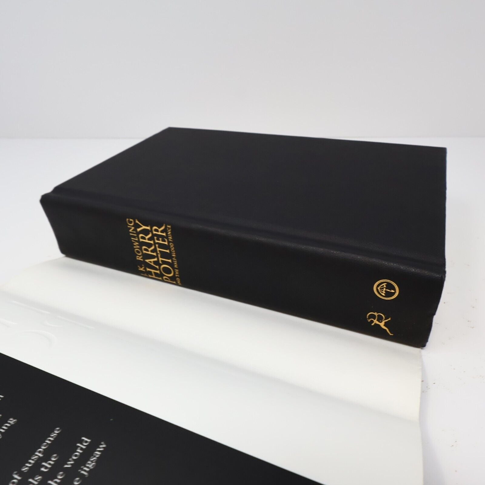 2005 Harry Potter and the Half-Blood Prince by J. K. Rowling Fantasy Black Cover