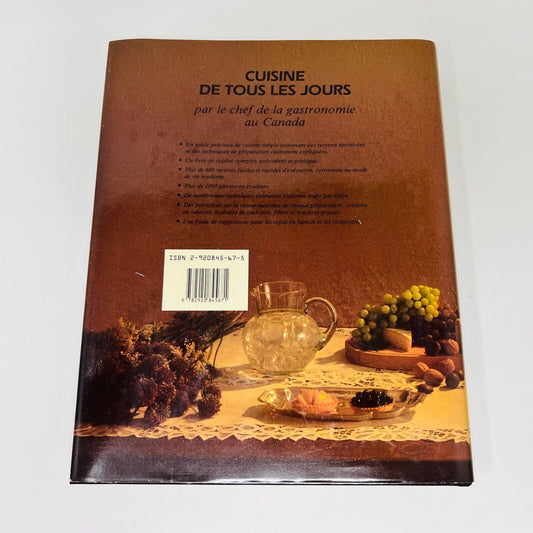 1989 Chef Pol Martin Cuisine de Tous les Jours Livre de Recettes Français Brimar