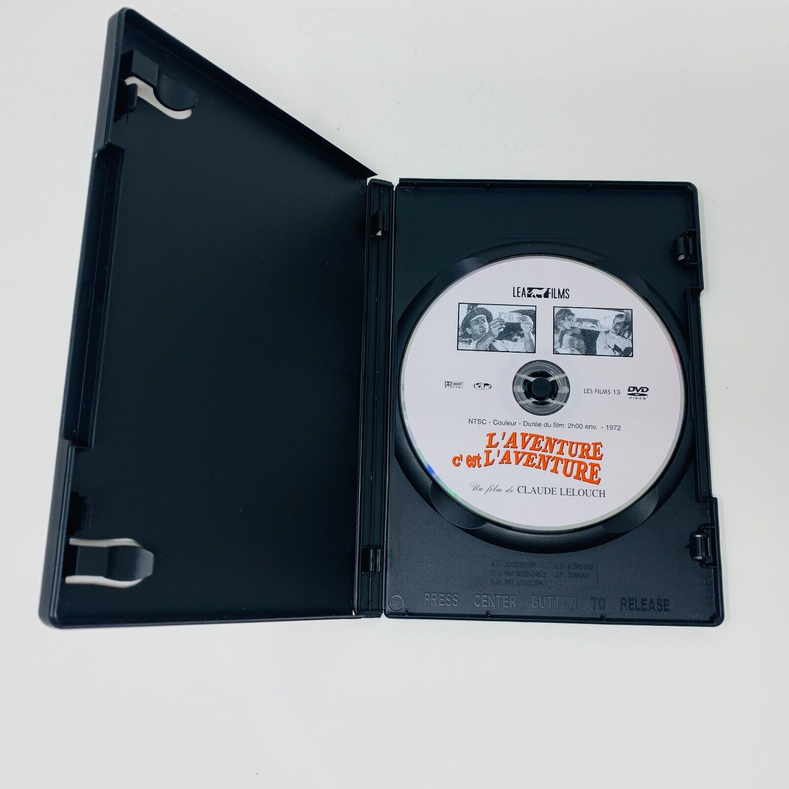L'Aventure c'est l'Aventure Claude Lelouch Jacques Brel DVD Testé NTSC Français