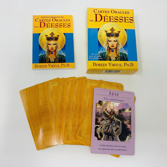 Cartes Oracles des Déesses Complet Ada Doreen Virtue 44 Cartes Guide Divination