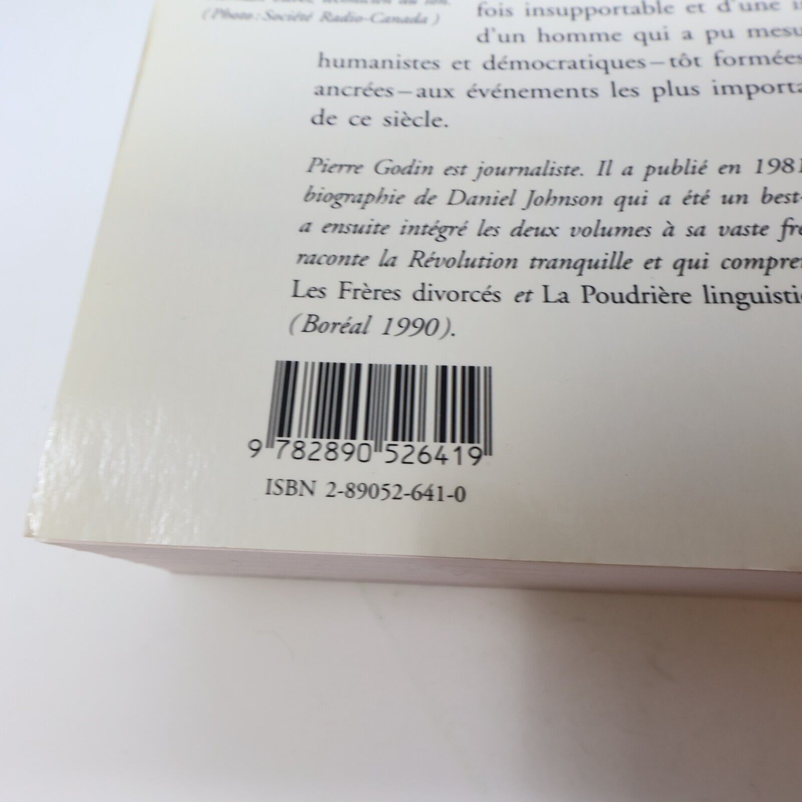 René Lévesque #1-4 Pierre Godin Biographie Politique Québec Lot 4 Livres Boréal