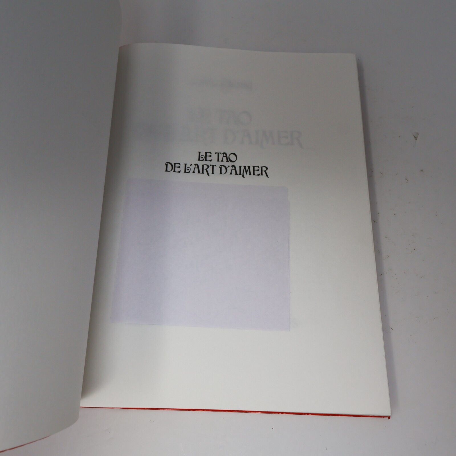 2000 Le Tao de l'Art d'Aimer de Jolang Chang Paperback PB Sexualité Français