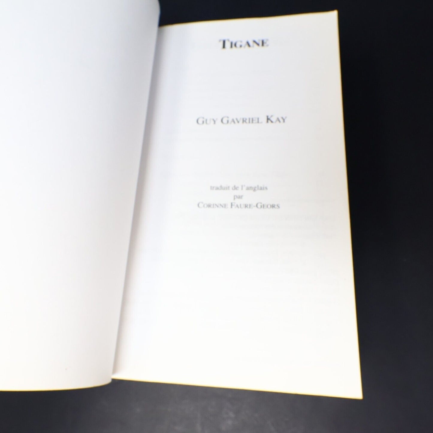 1998 Tigane de Guy Gavriel Kay Édition Intégrale Fantasy BCE Québec Loisirs PB