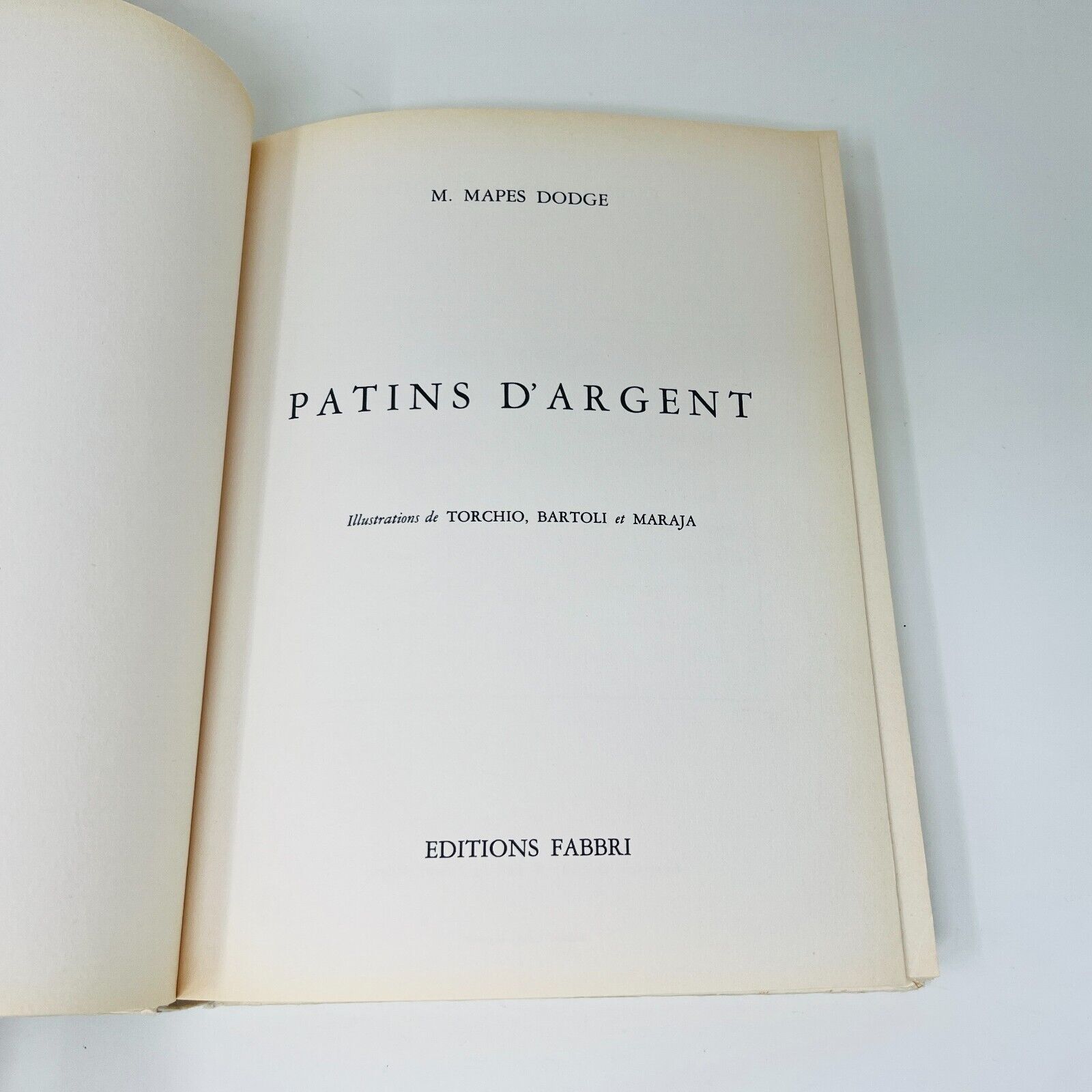 1961 Patins d'Argent Éditions Fabbri Mary Mapes Doges Illustré Torchio Bartoli