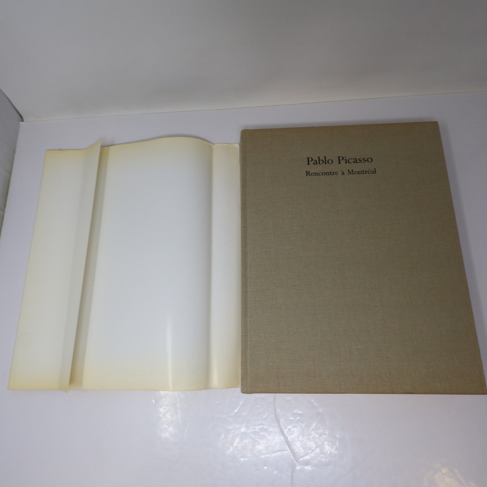 Pablo Picasso Rencontre à Montréal Art Catalogue d'Exposition 1985 HC Français