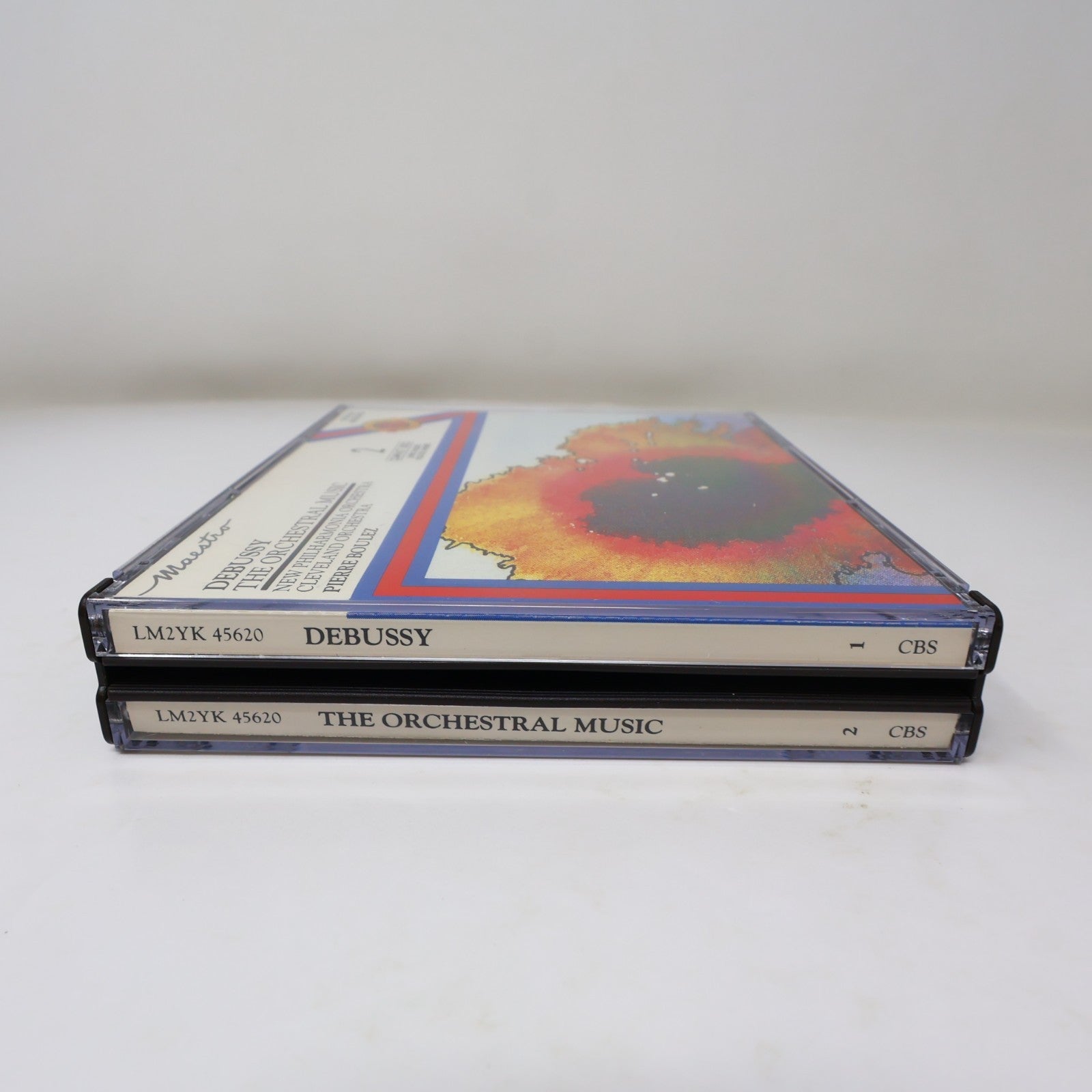 Debussy Pierre Boulez Orchestral Music CD 1989 CBS Masterworks LM2YK 45620