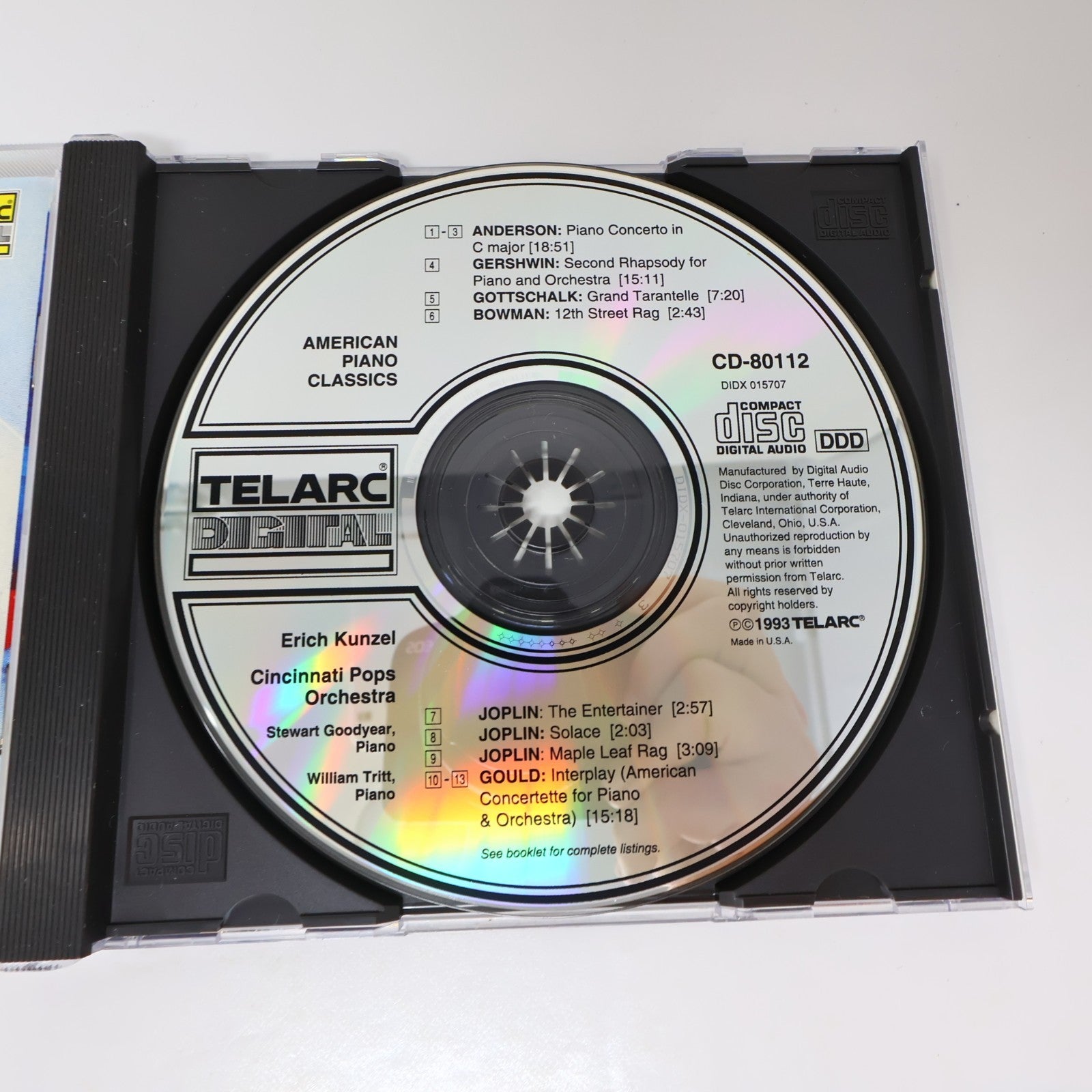 Leroy Anderson 2 CD Lot Orchestral Favourites/American Piano Classics Blue Tango