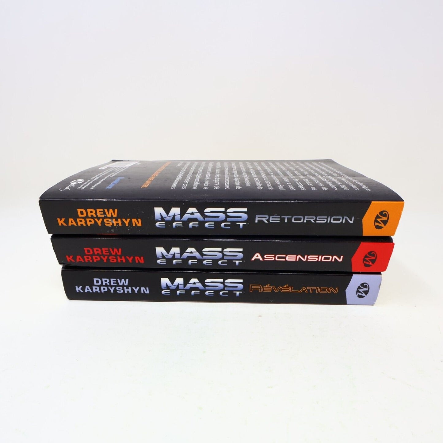 Lot 3 Livres Mass Effect #1-3 Drew Karpyshyn Milady Science-Fiction Français PB