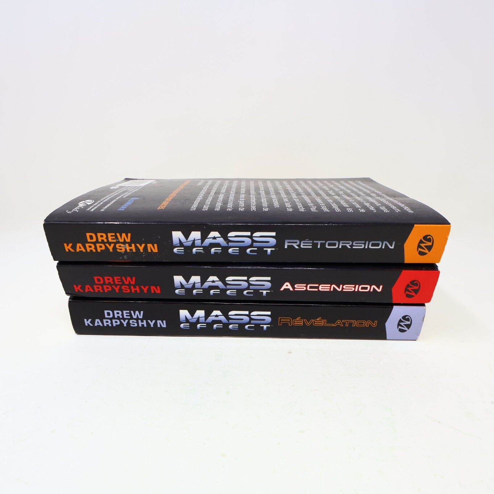 Lot 3 Livres Mass Effect #1-3 Drew Karpyshyn Milady Science-Fiction Français PB
