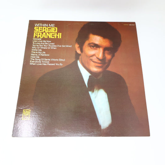 Sergio Franchi Within Me LP Record Vinyl UAS 6727 Granada This is My Life 1970s