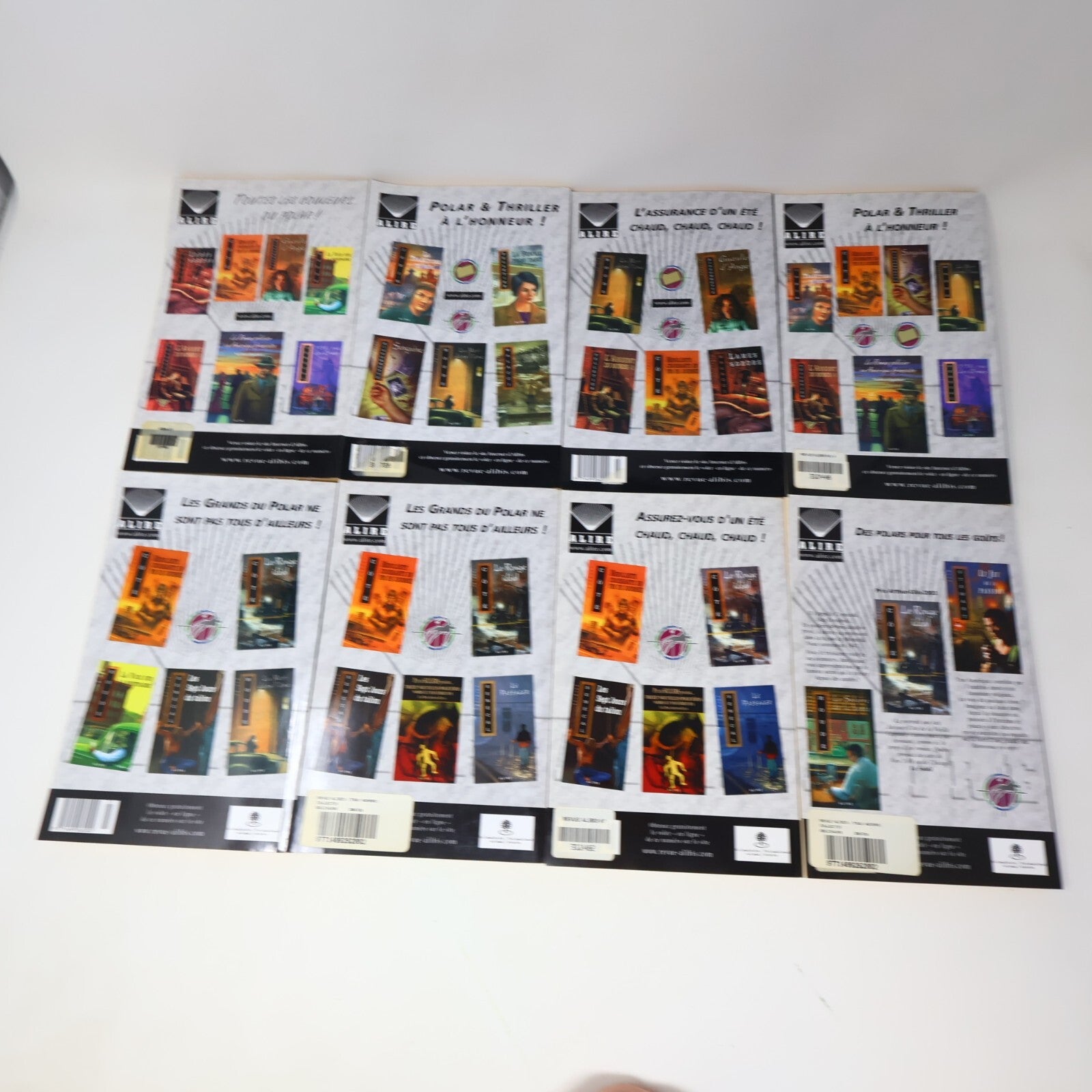 Alibis #1-8, 28, 30 Lot 10 Revues Polar Noir & Mystère Crime et Mystère Policier