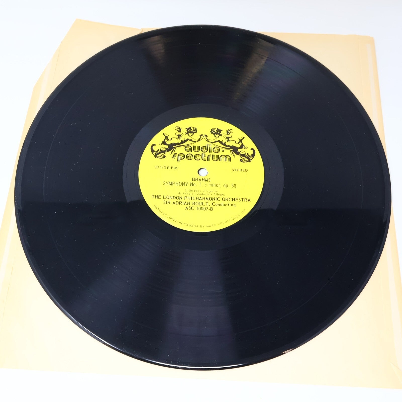 Sir Adrian Boult Johannes Brahms London Philharmonic Orchestra Record ASC-10007