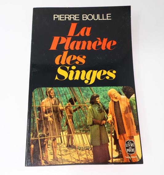 La Planète des Singes Pierre Boulle Poche 1972 Couverture du Film Dystopie Livre