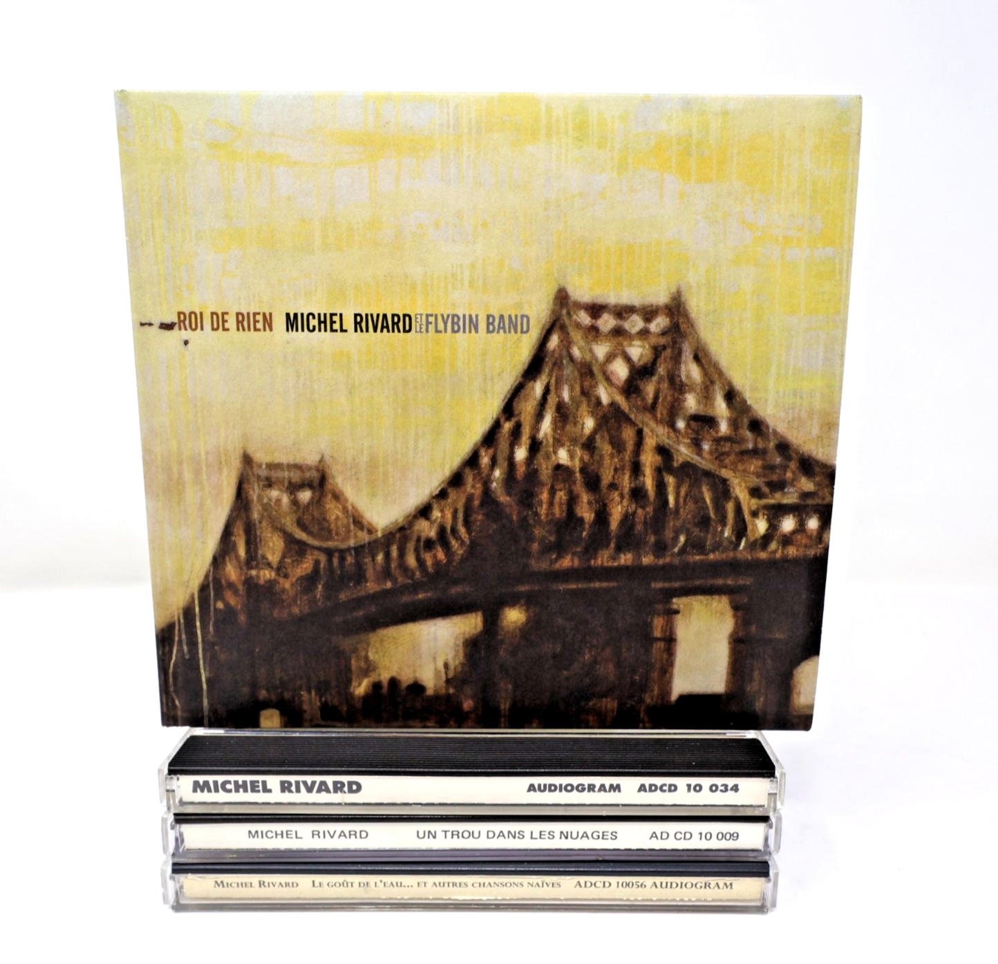 Michel Rivard Lot 4 CD Un Trou dans les Nuages/Le Goût de L'Eau/Roi de Rien