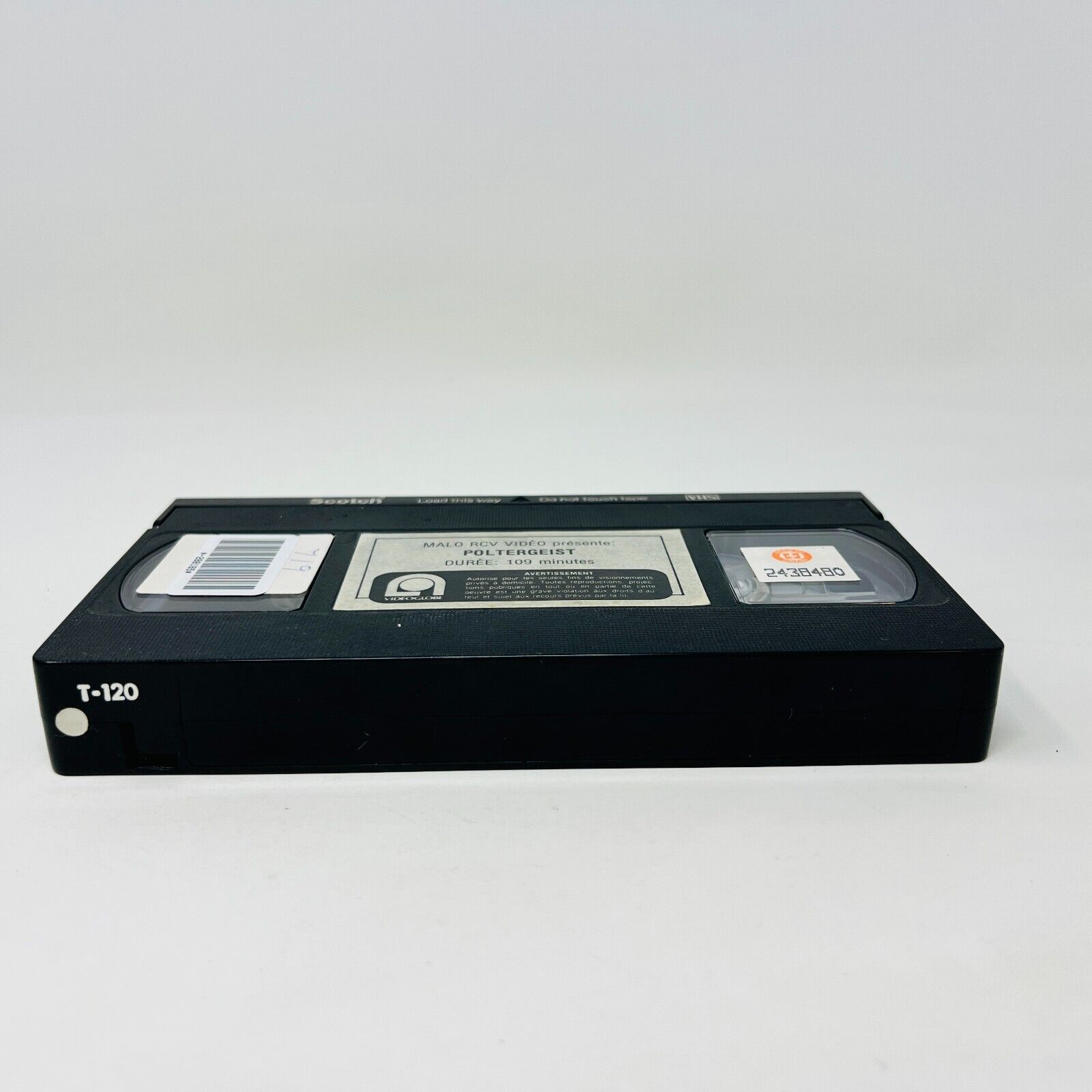 1982 Poltergeist VHS en Français/French NTSC Steven Spielberg Ex-Rental Clam Box
