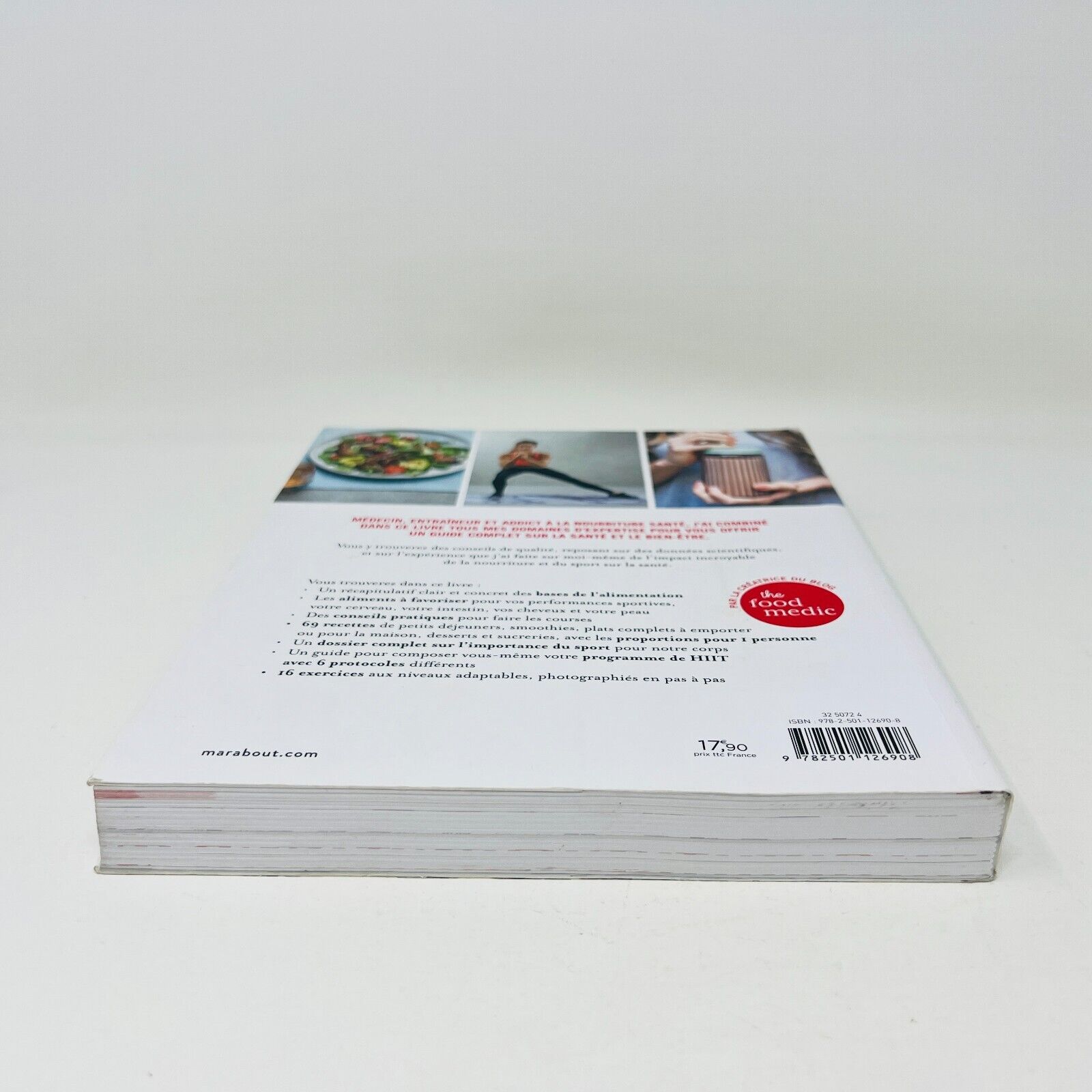 2018 Fitness food de Dr Hazel Wallace Livre Marabout en Français Santé Recettes