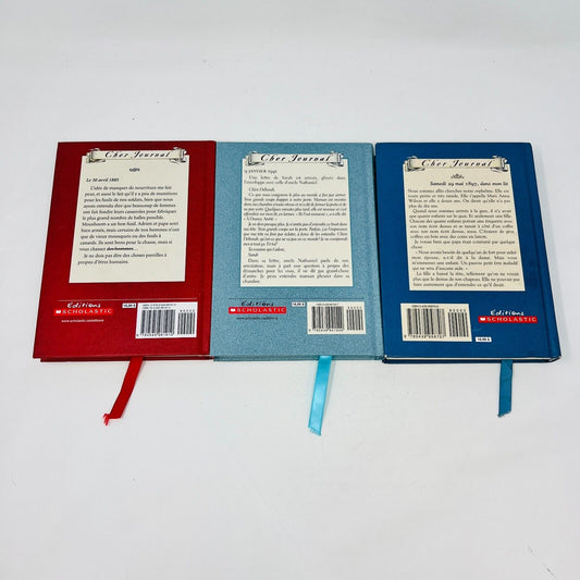 Cher Journal Du Sang sur nos Terres/Entrée Refusée/Ma Soeur Orpheline Lot Livres