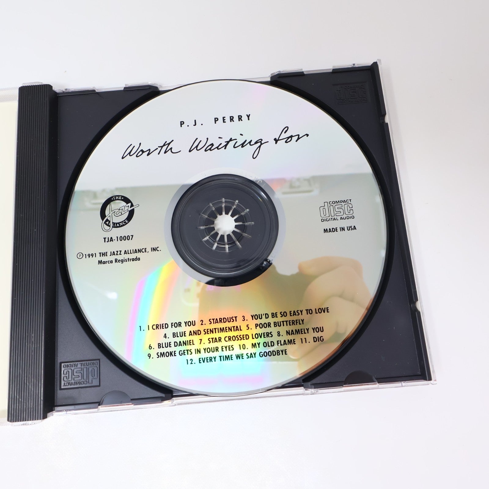 Worth Waiting For P.J. Perry CD Jazz Alliance 1991 Bop TJA-10007 90s
