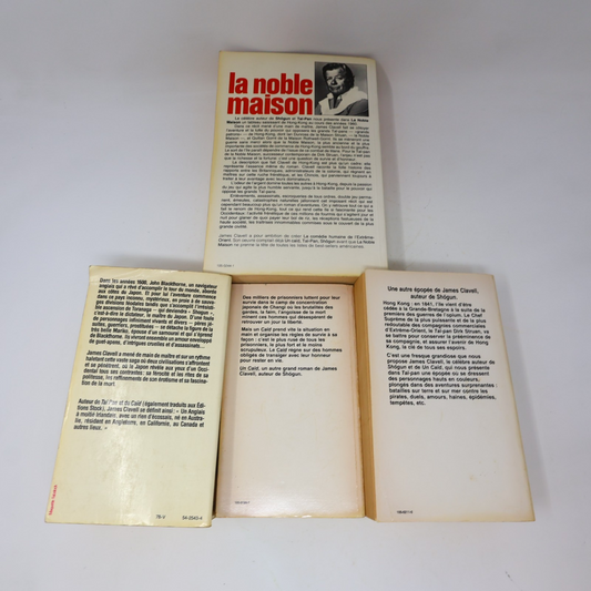 James Clavell Lot 4 Livres Shōgun/Caïd/Taï-Pan/Noble Maison Français French PB