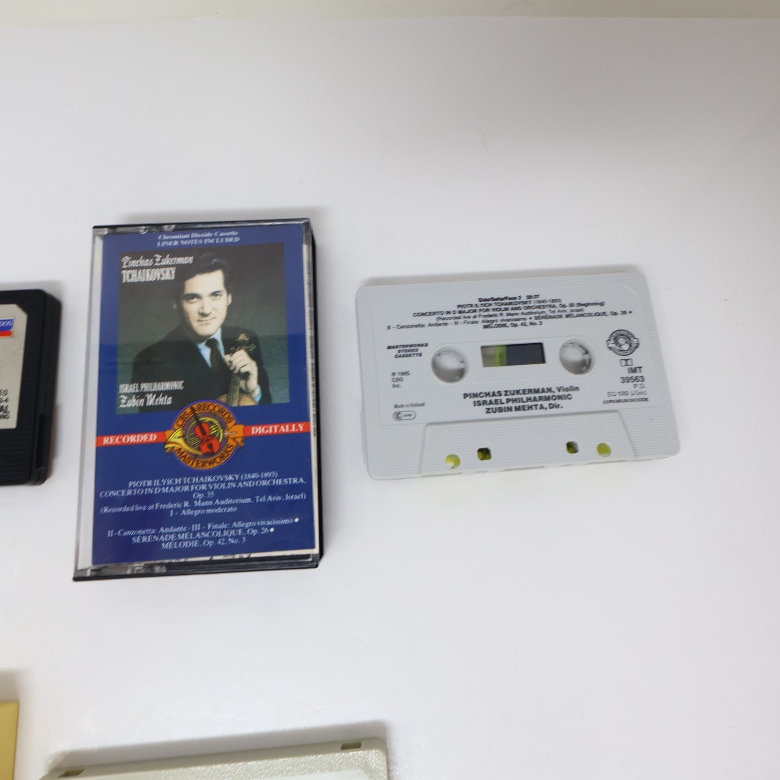 Tchaikovsky 10 Cassettes Lot Järvi/Abbado/Giulini/Karajan/Dutoit/Mehta/Muti