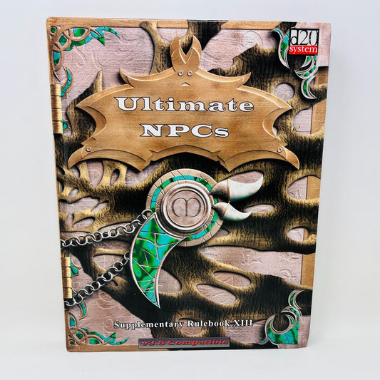 Ultimate NPCs Mongoose HC D20 v 3.5 Supplementary Rulebook XIII #13 MGP 9013 RPG