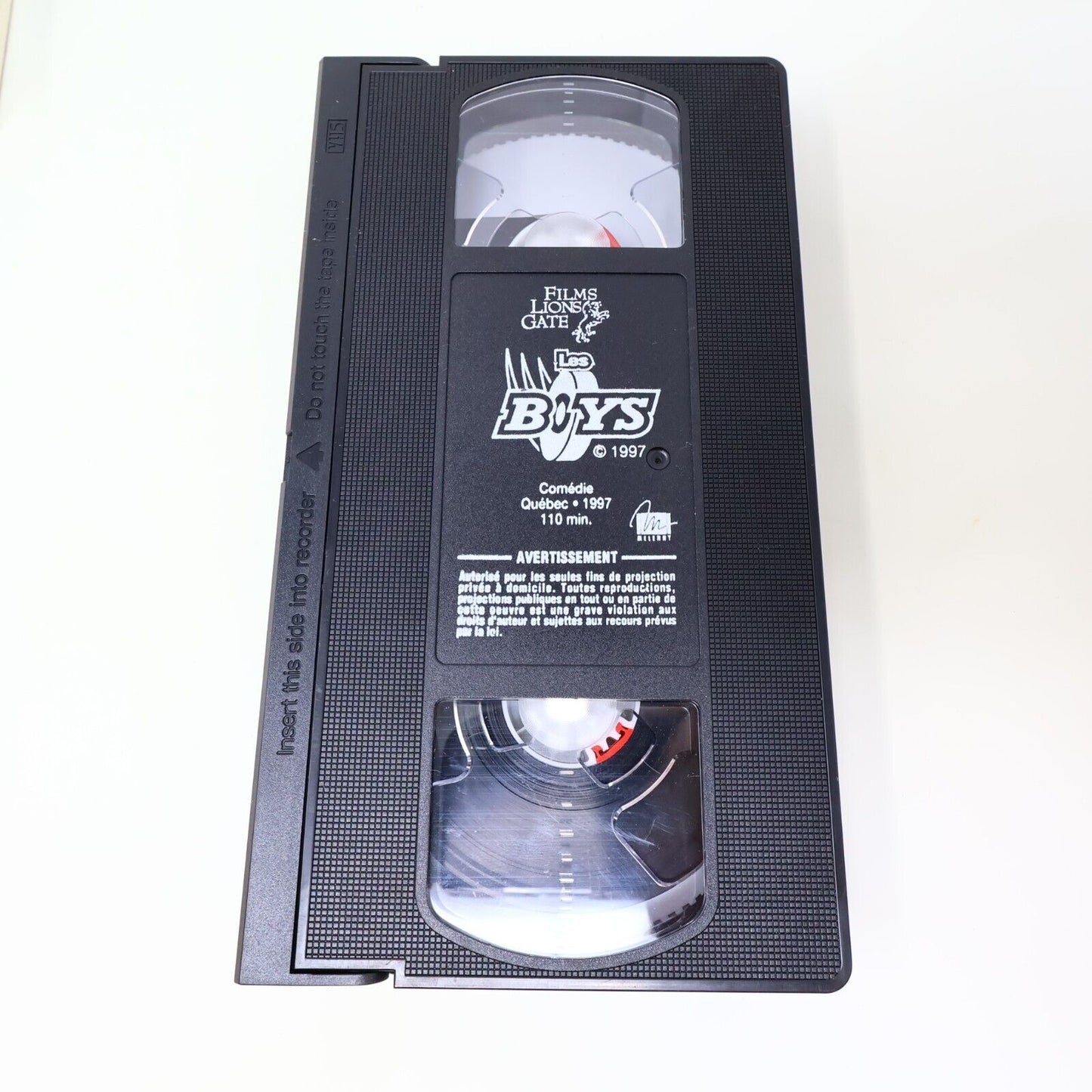 Les Boys 1 & 2 Lot VHS NTSC Testés Français Québec Comédie Hockey Rémy Girard