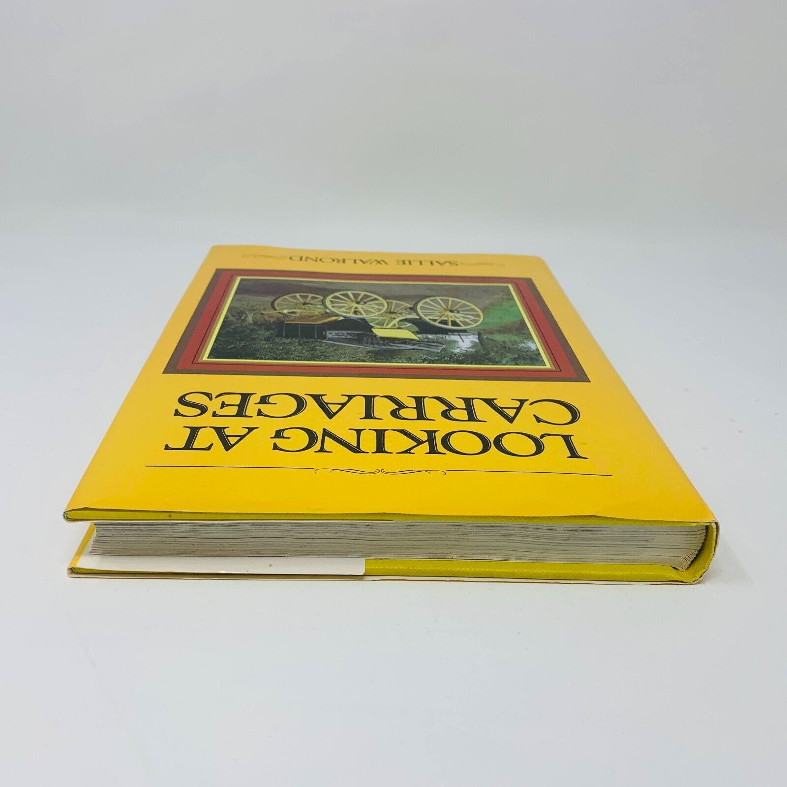 1992 Looking at Carriages Sallie Walrond Hardcover DJ Equestrian Transportation