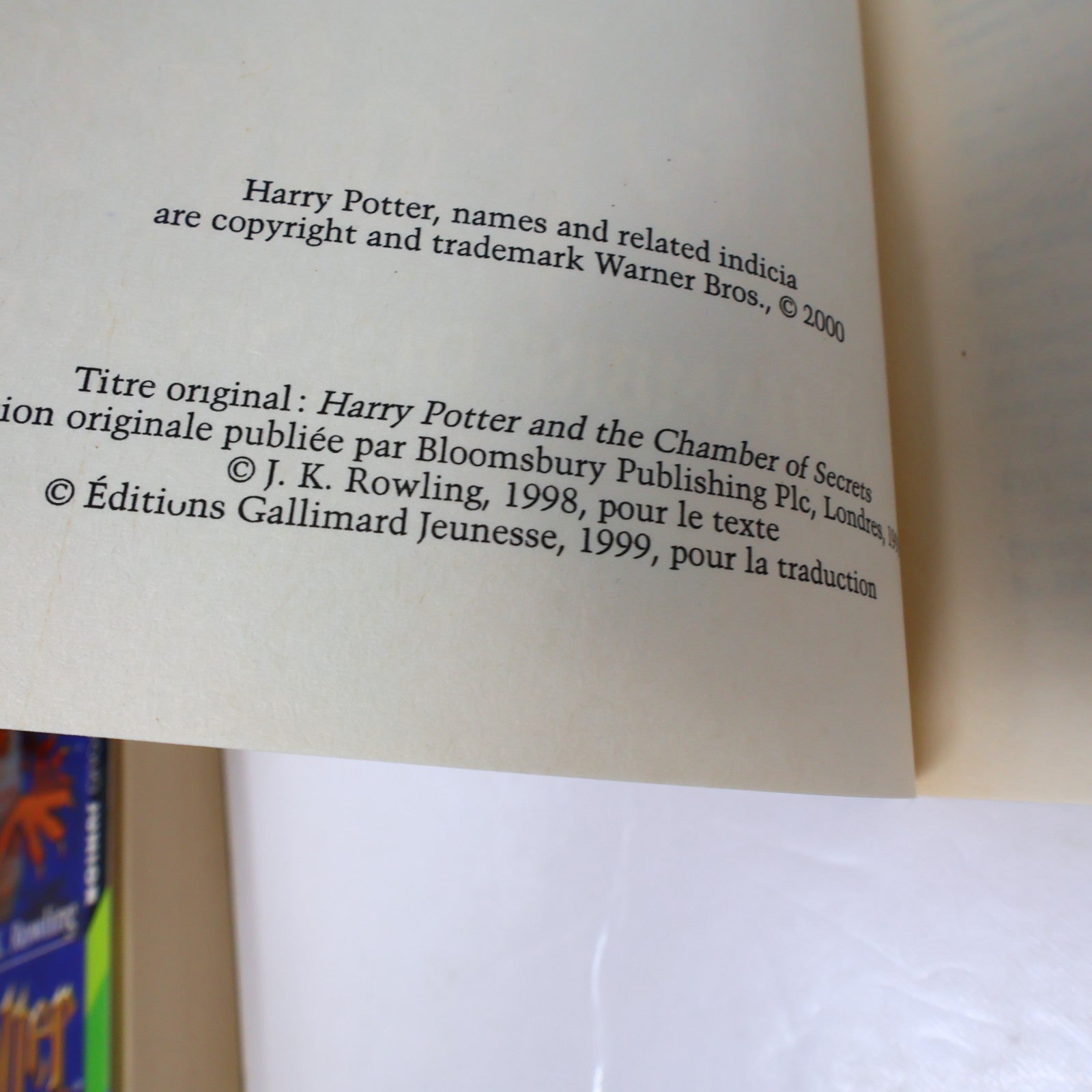 Harry Potter Coffret #1-3 École des Sorciers/Chambre des Secrets/Azkaban Rowling