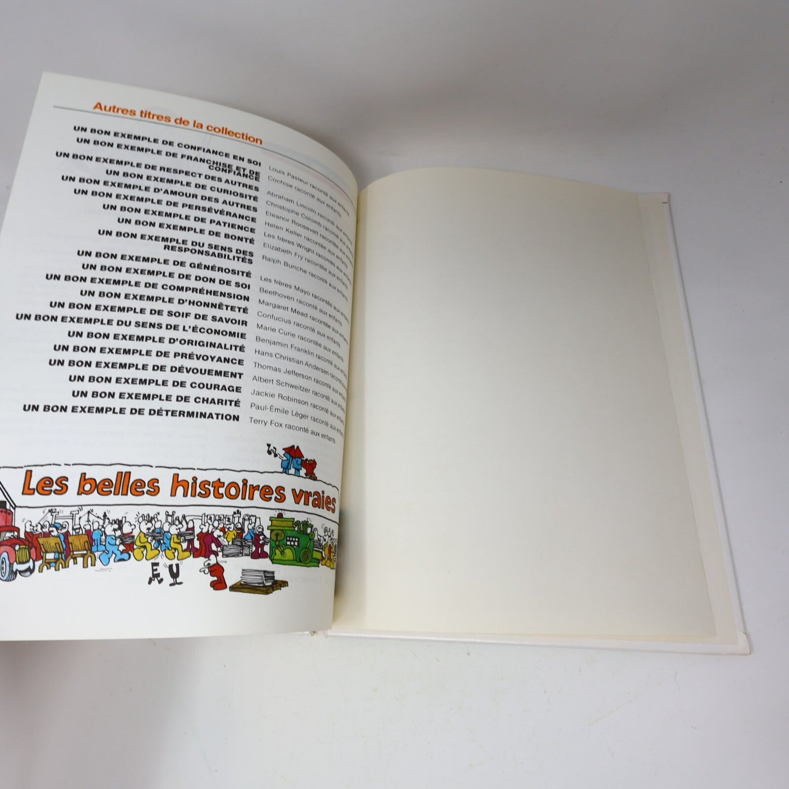 1983 Un Bon Exemple de Ténacité Maurice Richard Les Belles Histoires Vraies HC