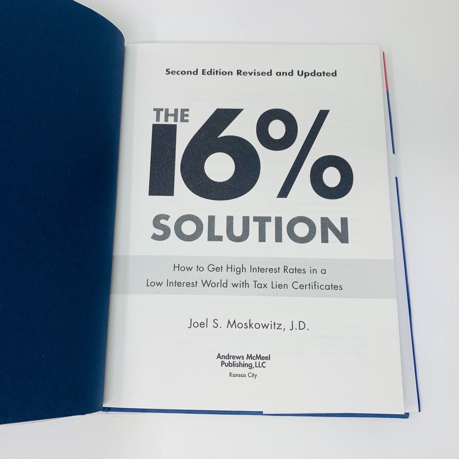 The 16% Solution Revised Edition Hardcover DJ Joel S. Moskowitz Interest Rates