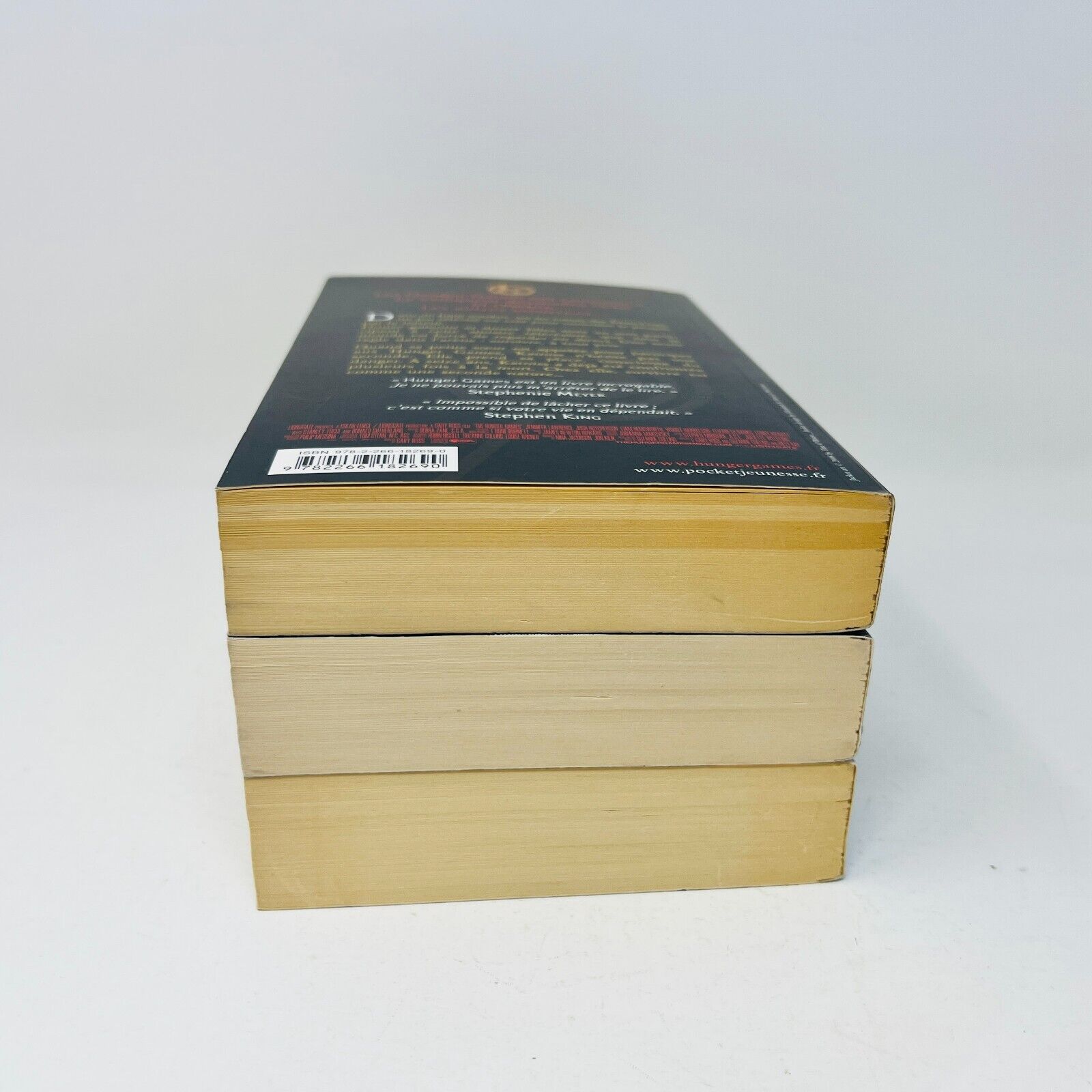 Hunger Games #1-2-3 Lot Set Français/French Suzanne Collins Révolte Embrasement