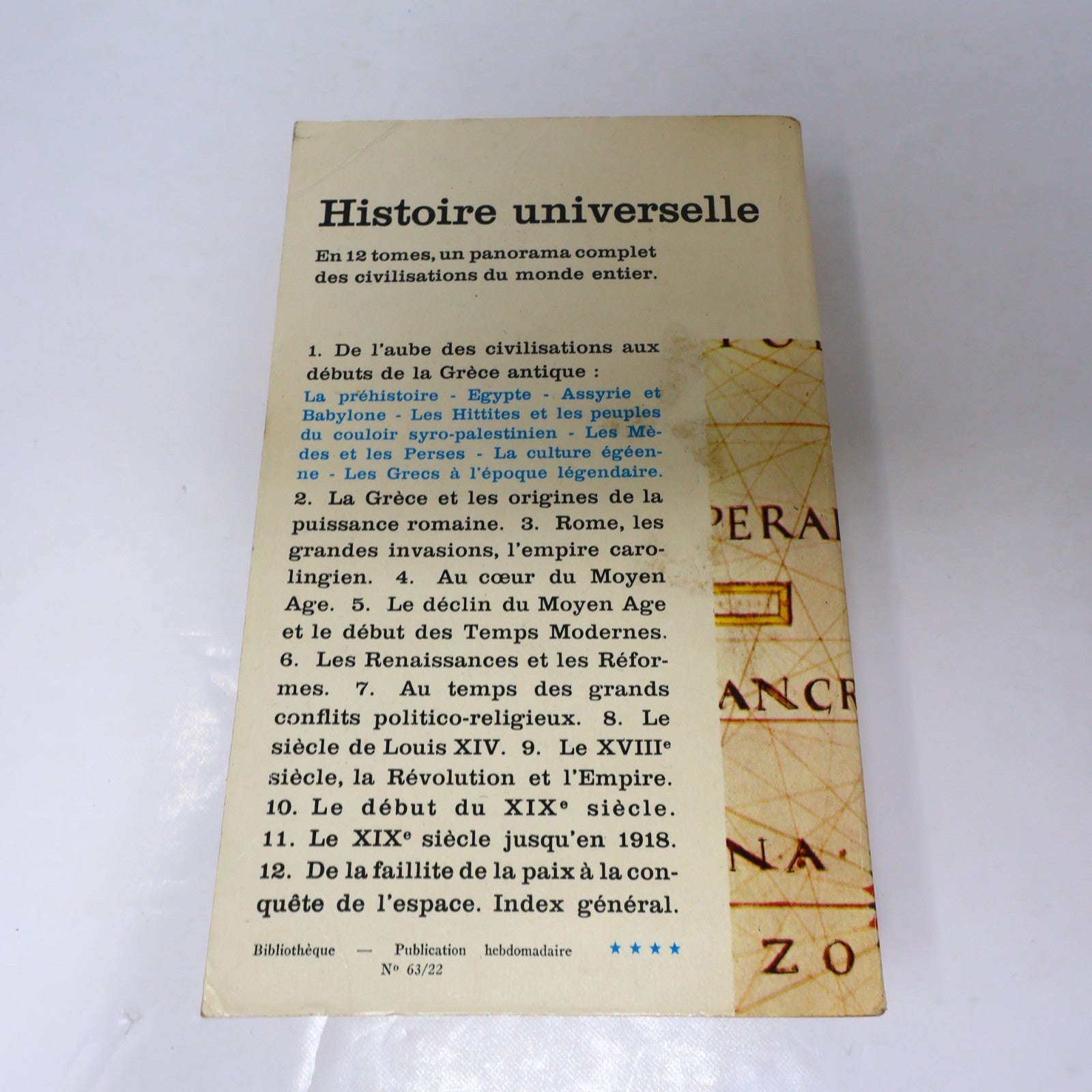 Histoire Universelle #1-12 Marabout Université Complète Lot Carl Grimberg PB 60s
