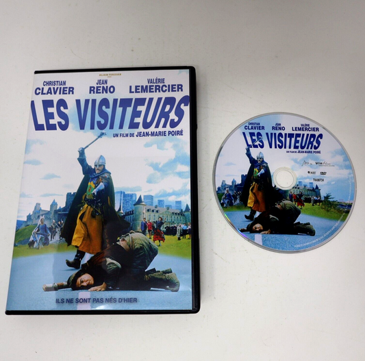 Les Visiteurs DVD NTSC Région 1 Testé Jean Reno/Christian Clavier Voyage Temps