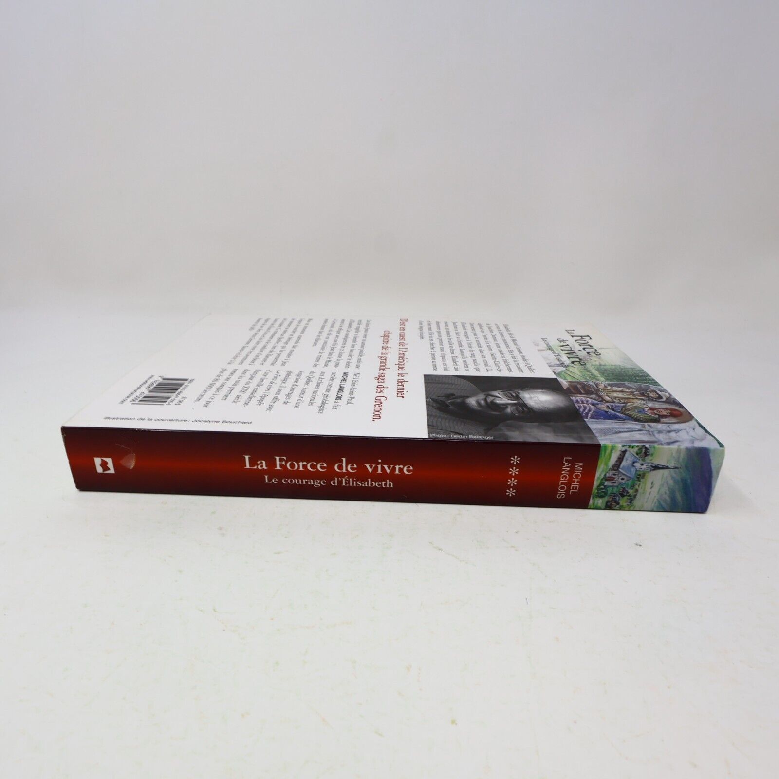 Le Courage d'Élisabeth #4 La Force de Vivre Michel Langlois 2009 Hurtubise Livre
