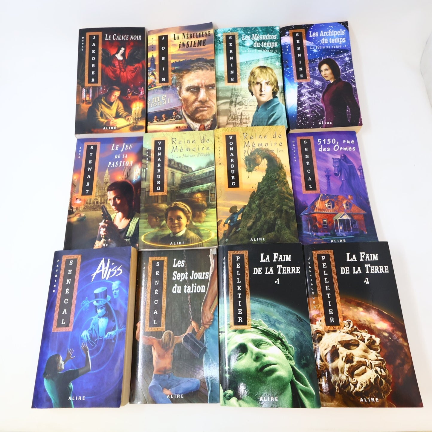 Alire Lot 26 Livres Senécal/Côté/Pelletier Aliss/Reine de Mémoire Français PB