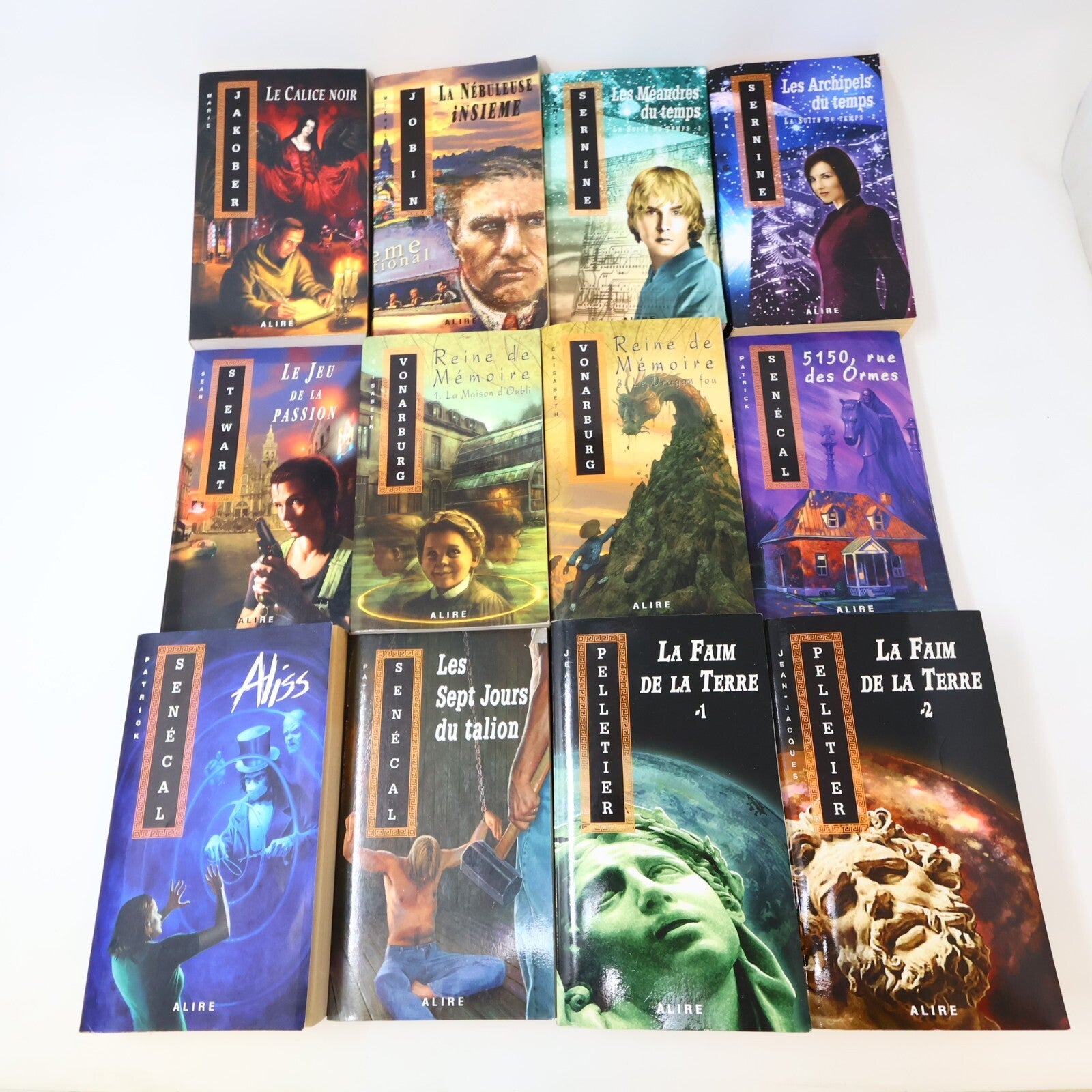 Alire Lot 26 Livres Senécal/Côté/Pelletier Aliss/Reine de Mémoire Français PB