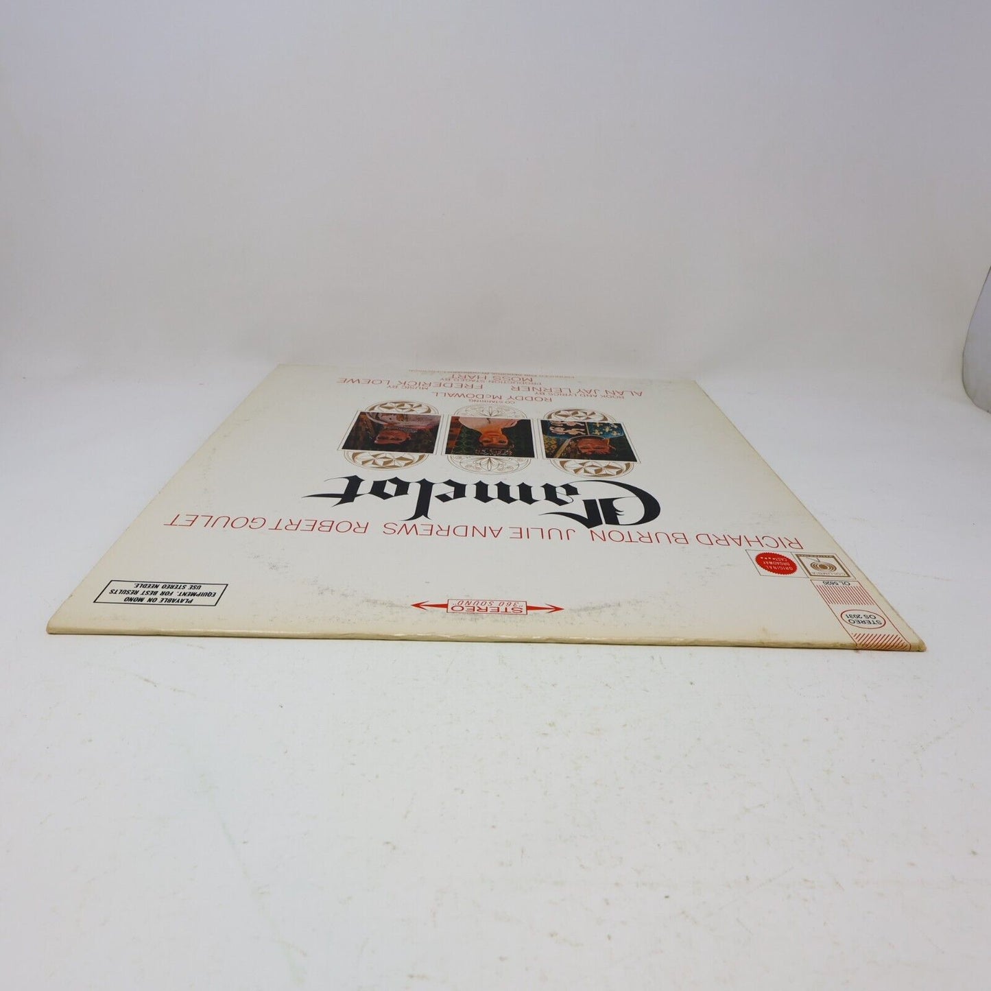 Julie Andrews/Richard Burton/Lerner/Loewe Camelot Broadway Cast LP Record OS2031