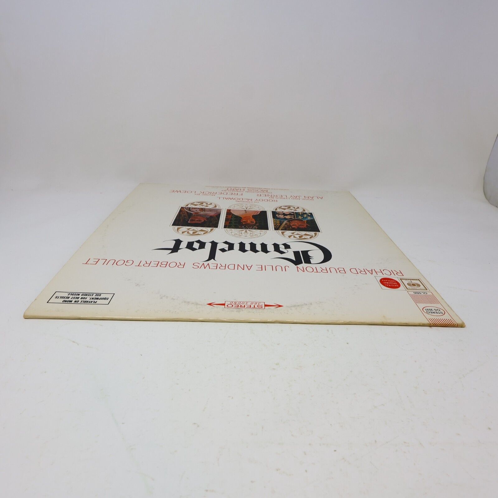 Julie Andrews/Richard Burton/Lerner/Loewe Camelot Broadway Cast LP Record OS2031